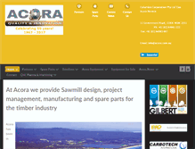 Tablet Screenshot of acora.com.au